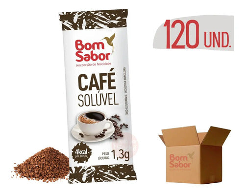 Café Solúvel Bom Sabor Stick 1,3g 120 Sache Zíper