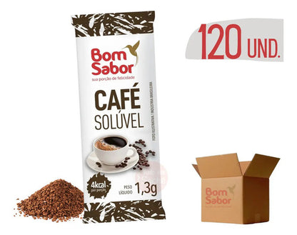Café Solúvel Bom Sabor Stick 1,3g 120 Sache Zíper