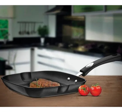 Bistequeira Alum 24 cm Monaco Indução Preto Tramontina