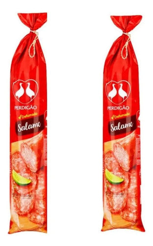 Kit Salaminho Defumado Perdigão 2 Unidades Pronta Entrega