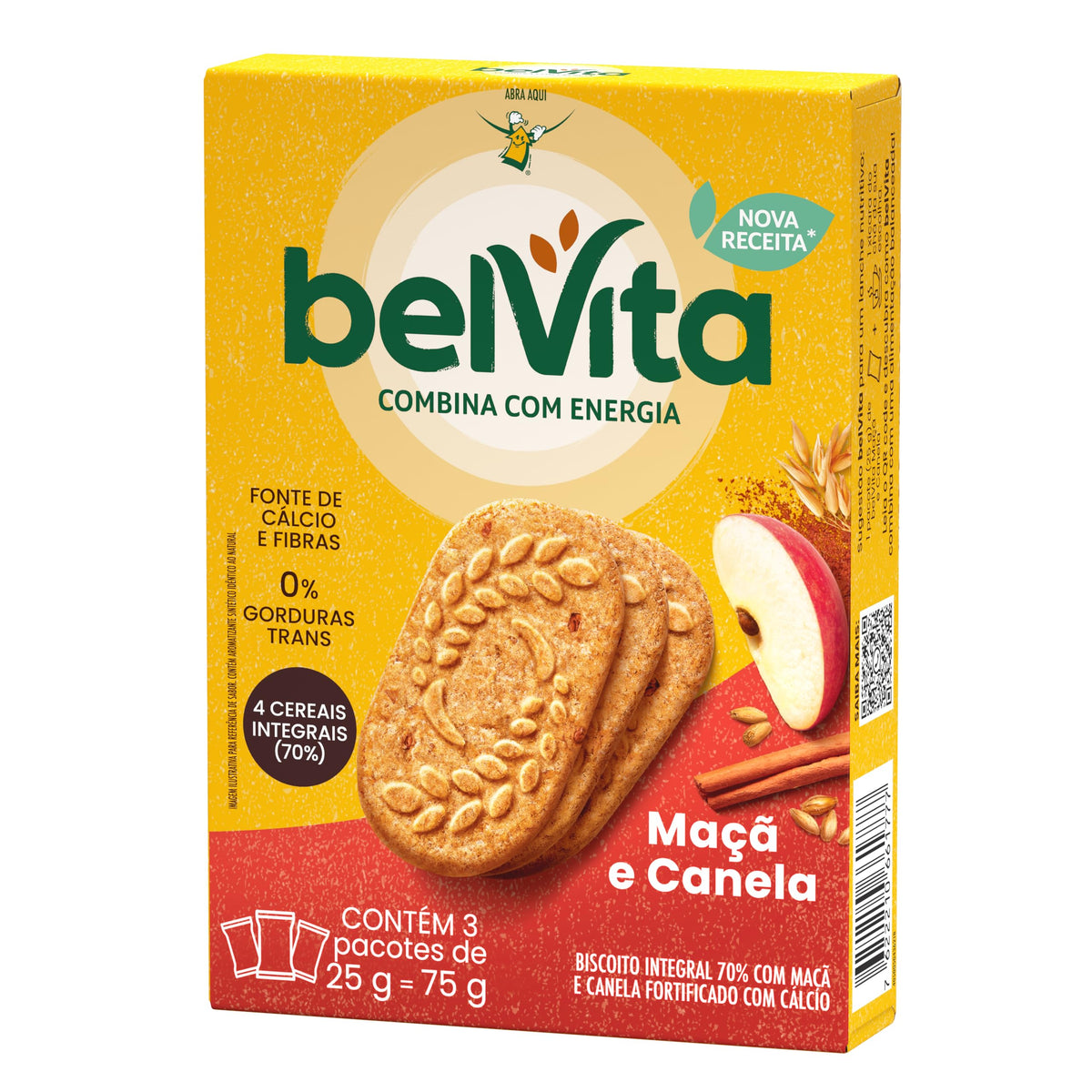 Belvita Seasonal Biscoito Belvita Maça E Canela Multipack 75G