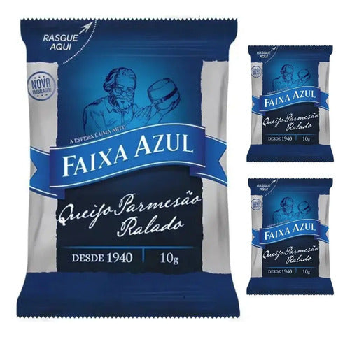 Queijo Ralado Parmesão Faixa Azul 50 Sachês 10g