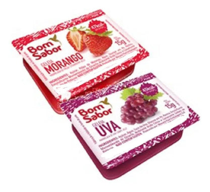 Geleia Diet Morango e Uva  Mista Sache Blister 15g Cx 144 un