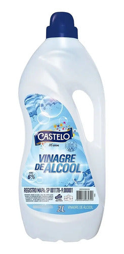 Vinagre De Álcool Concentrado 6% Castelo 2l