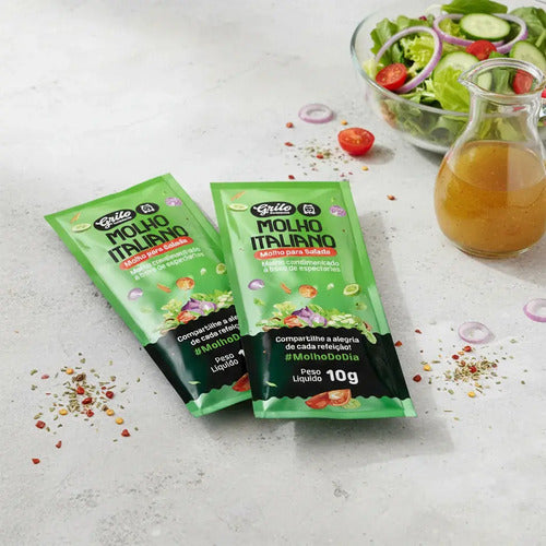 Molho Italiano Em Sache 10gr Grilo Para Salada  Cx - 50 Un