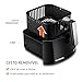MONDIAL Fritadeira Sem Óleo Grand Family Inox - 5L, 127V, Preto, 1900W - AFN-50-BI
