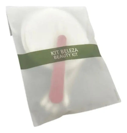 Kit Beleza Hotel Sache Maquiagem Limpeza Algodão 50 Unid