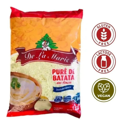 Purê De Batata De La Marie Pacote Com 1 Kg