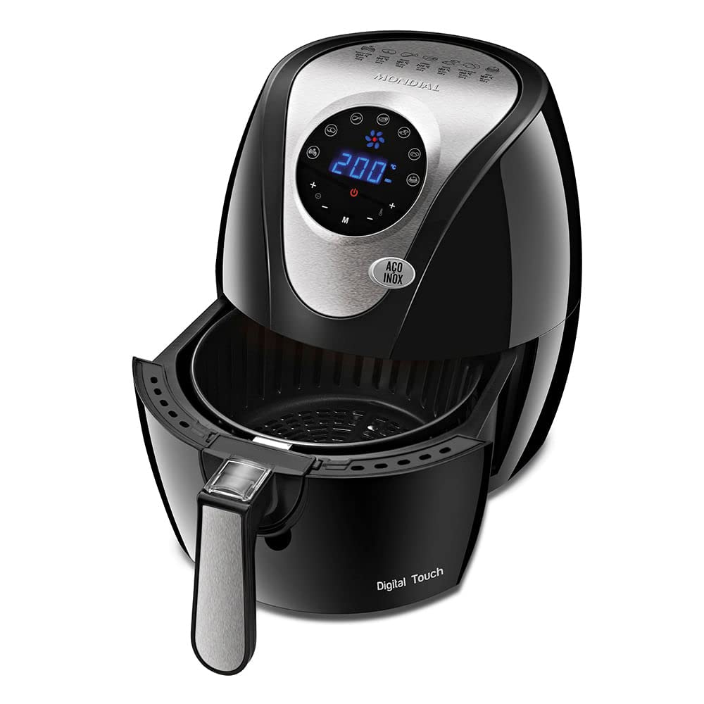 Fritadeira Sem Óleo Digital 3,5L 220V Preto, Mondial - AF-26