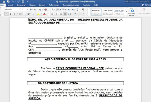 Correção Fgts Modelo Ação Petição  + Kit Planilha Cálculo