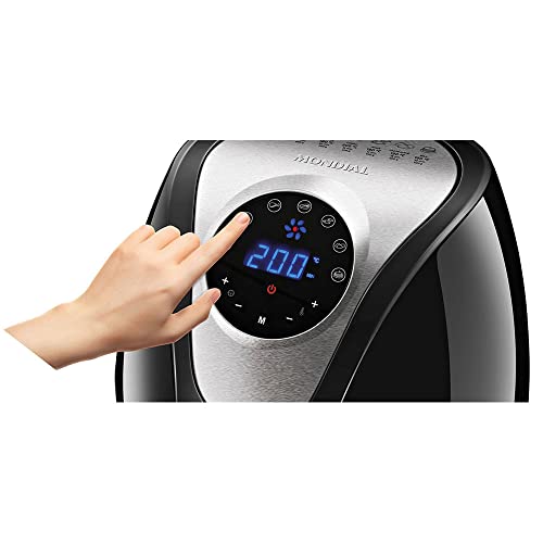 Fritadeira Sem Óleo Digital 3,5L 220V Preto, Mondial - AF-26