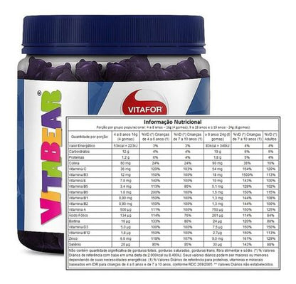 Multivitaminíco Vita Bear, Vitafor, 50 Gomas