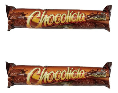 Biscoito Recheado Chocolicia Kit Com 2 Pacotes De 132g