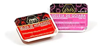 Geleia Blister Sache Isis 10g Morango E Goiaba 144 Unidades
