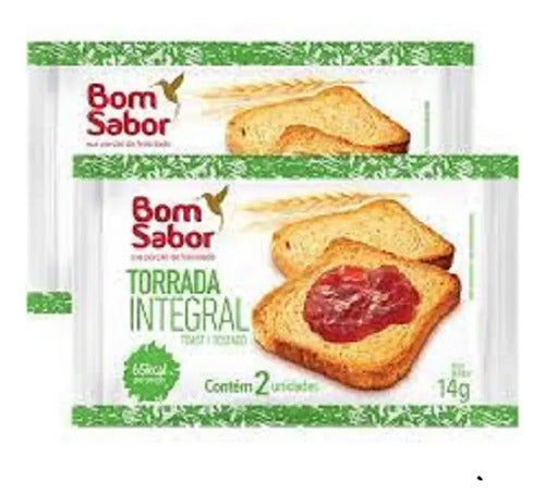 Torrada Integral Sache 14g Bom Sabor Caixa 30 Un