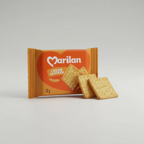 Biscoito Cream Cracker Marilan Bolacha Sache 10g - 50 Un
