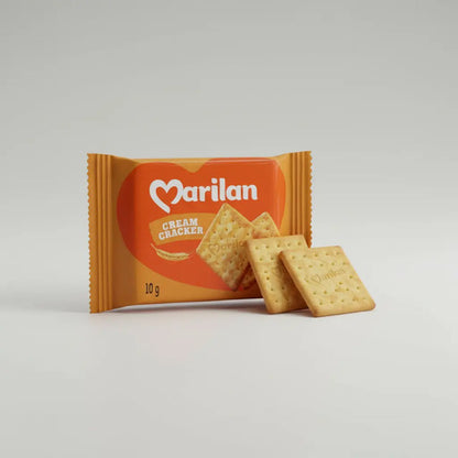 Biscoito Cream Cracker Marilan Bolacha Sache 10g - 50 Un