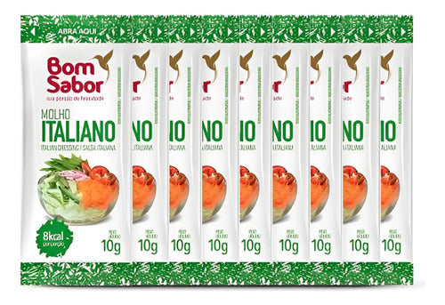 Molho Italiano Bom Sabor Sachê 10g Kit 30 Unidades