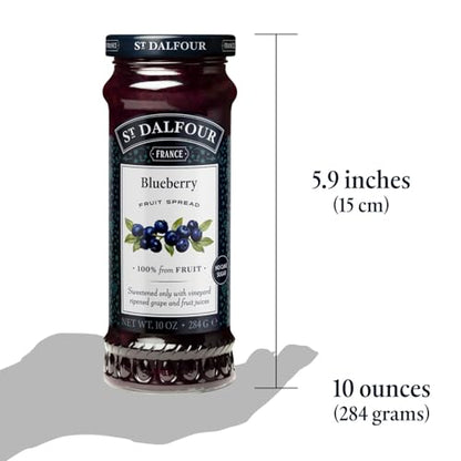 Geleia De Mirtilos Silvestres Saint Dalfour Vidro 284g