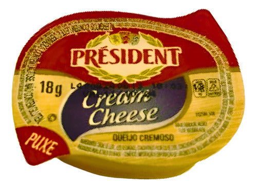 Cream Cheese President Blister Sache 18g Kit 30 Unidades