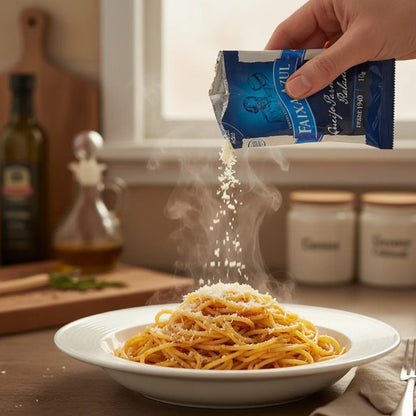 Queijo Ralado Parmesão Faixa Azul 50 Sachês 10g