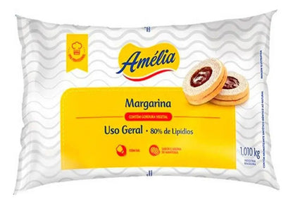 Margarina Uso Geral 80% com Sal Amélia 1,01Kg