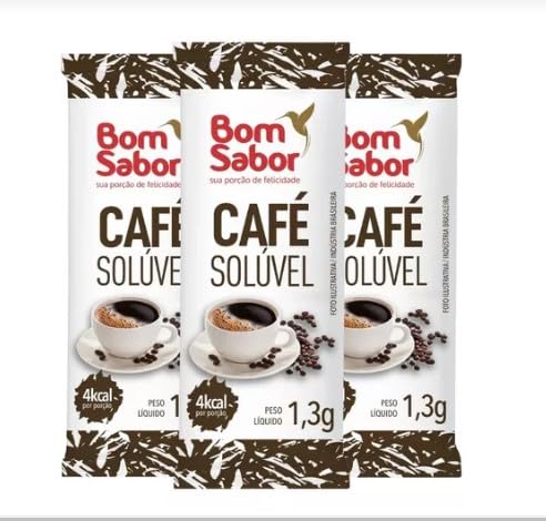 Café Solúvel Sachê Stick 1,3g Bom Sabor Caixa Com 480 Sachês