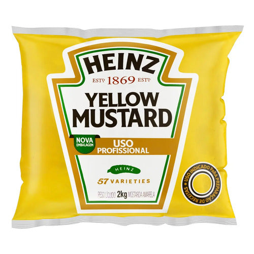 Heinz Mostarda Sachê Tradicional, 2KG
