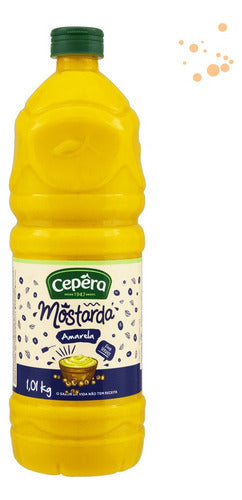 Mostarda Amarela Cepêra Garrafa 1,01kg