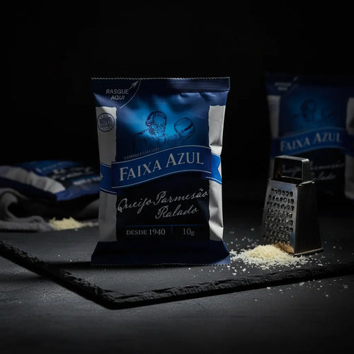 Queijo Ralado Parmesão Faixa Azul 50 Sachês 10g