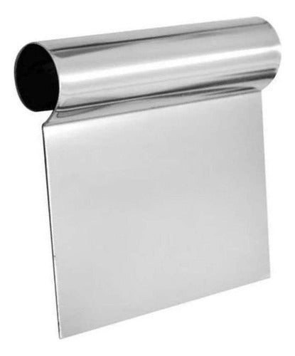 Espatula 100%inox Cozinha Raspa Corta Massa Bolo - Rita Lobo Prata
