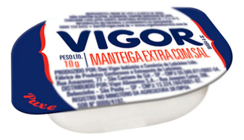 Mini Manteiga Com Sal Vigor Blister Sache Kit 12 Unidades
