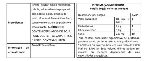 Molho De Tomate Tradicional Sachê 300g Hemmer