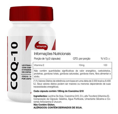 Coenzima Q10 (60 Caps), VitaFor