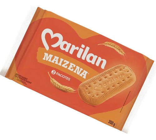 Biscoito Maizena Marilan Pacote Bolacha 350g