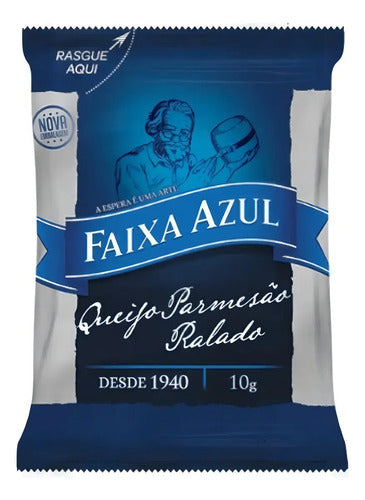 Queijo Ralado Parmesão Faixa Azul 50 Sachês 10g