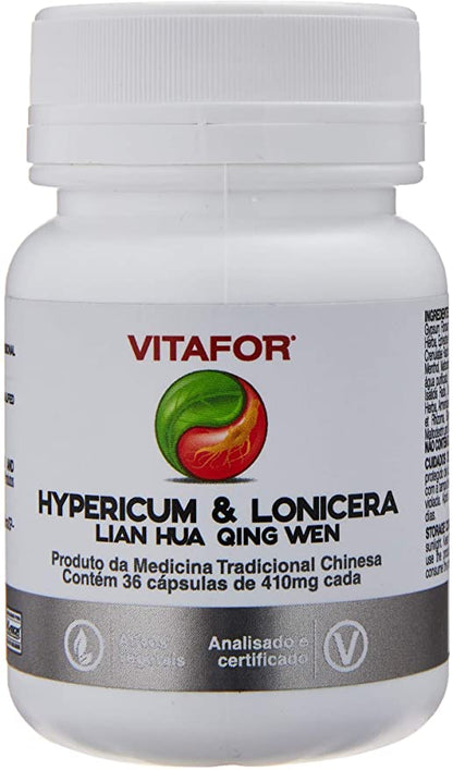 Hypericum & Lonicera - 36 Cápsulas - Vitafor, Vitafor