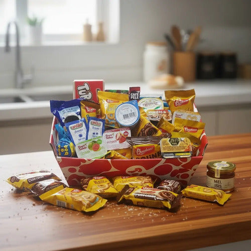 Kit Para Cesta Café Da Manhã 40 Un Mães Pais Namorados N 3