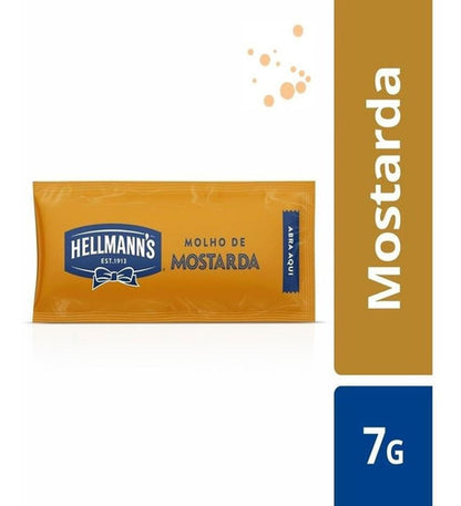 Mostarda Hellmanns Sache 7g Caixa 168 Unidades