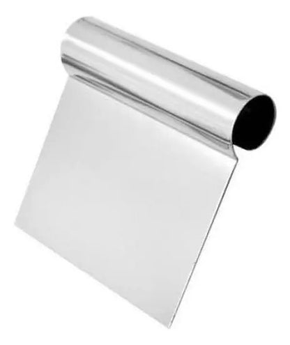 Espatula 100%inox Cozinha Raspa Corta Massa Bolo - Rita Lobo Prata