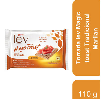 Torrada Lev Magic Toast Tradicional 110g Marilan