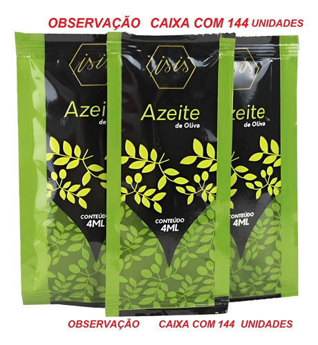 Azeite De Oliva Isis Sache 4ml Caixa 144 Unidades  Oliva Cx 144 Un