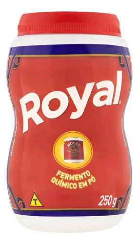 Fermento Em Pó Royal 250g - Embalagem Com 6 Unidades