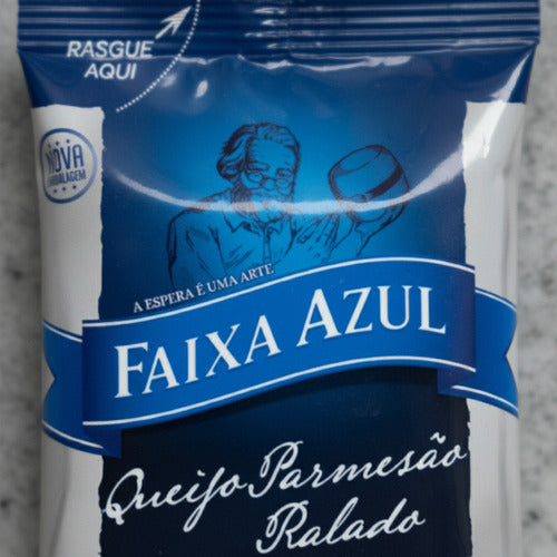Queijo Ralado Sache Faixa Azul 25 Unidades De 10g