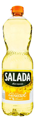 Óleo De Girassol Salada Garrafa Sem Glúten 900 Ml