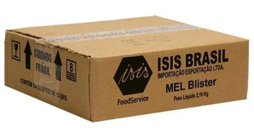 Mel  Isis Blister 15g Hotel Pousada Pronta Entrega 50 Saches