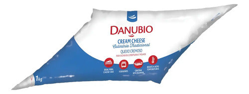 Cream Cheese Danubio Tradicional Creme Queijo Bisnaga  1 Kg