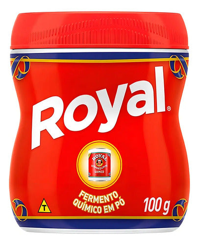 Fermento Quimico Pó Royal Frasco 100g Kit Pack 06 Frascos