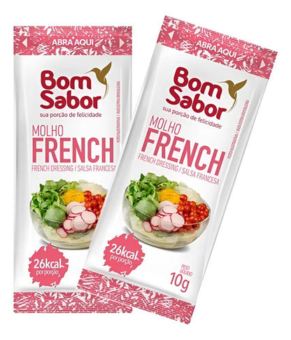 Molho Sachê Bom Sabor 10g French Caixa 50un Salada