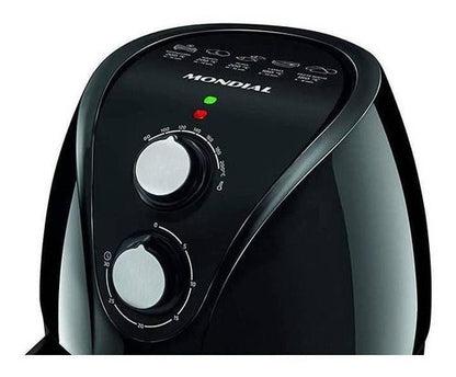 Fritadeira Sem Óleo Pratic 2.4l 110V, Mondial Af-15, Preto Mondial Preto 110v